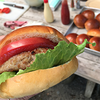 BBQハンバーガー